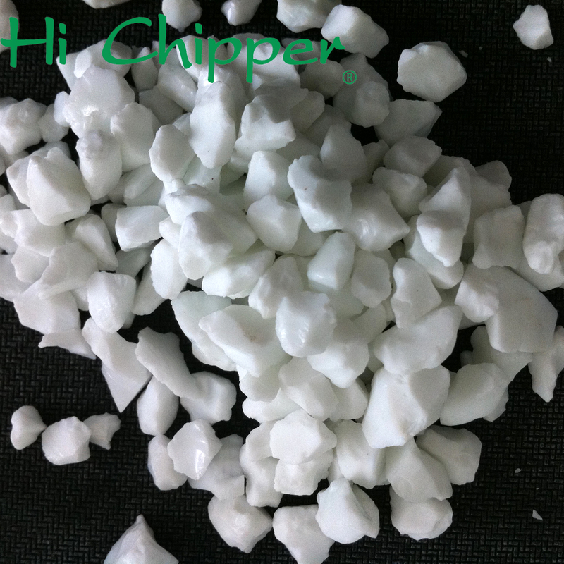 Recycled Crushed Opaque White Glass Chips