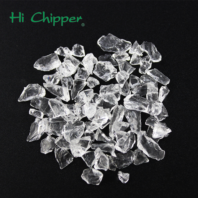 clear crushed glass