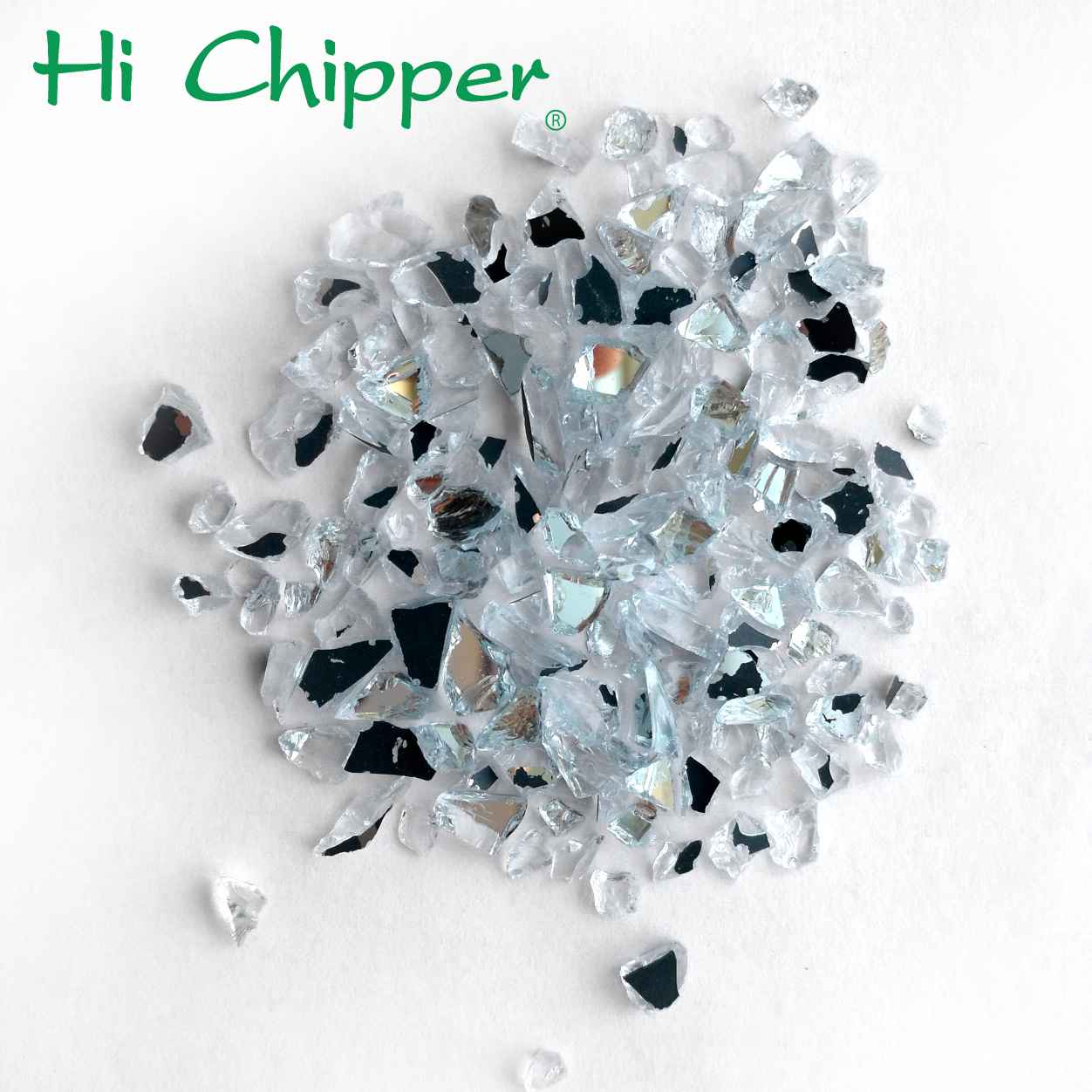 All Sided Plated Mirror Surface Terrazzo Crushed Glass
