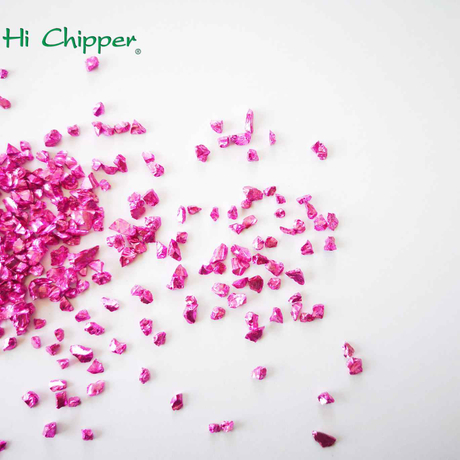 Terrazzo Flooring Colorful Coated Glass Chips For Wholesales