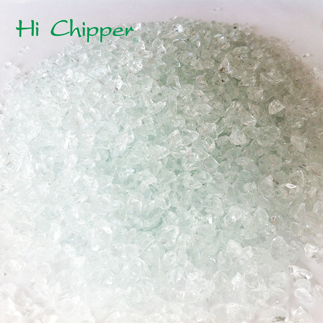 High Purity Crushed Glass Media Glass Powder used on Blasting