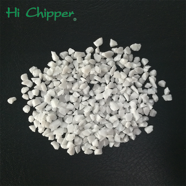 Orange Terrazzo Glass High Quality Recycled Crushed Glass Chips