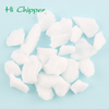 Crushed White Glass Chips Terrazzo Granulates in Building Decoration