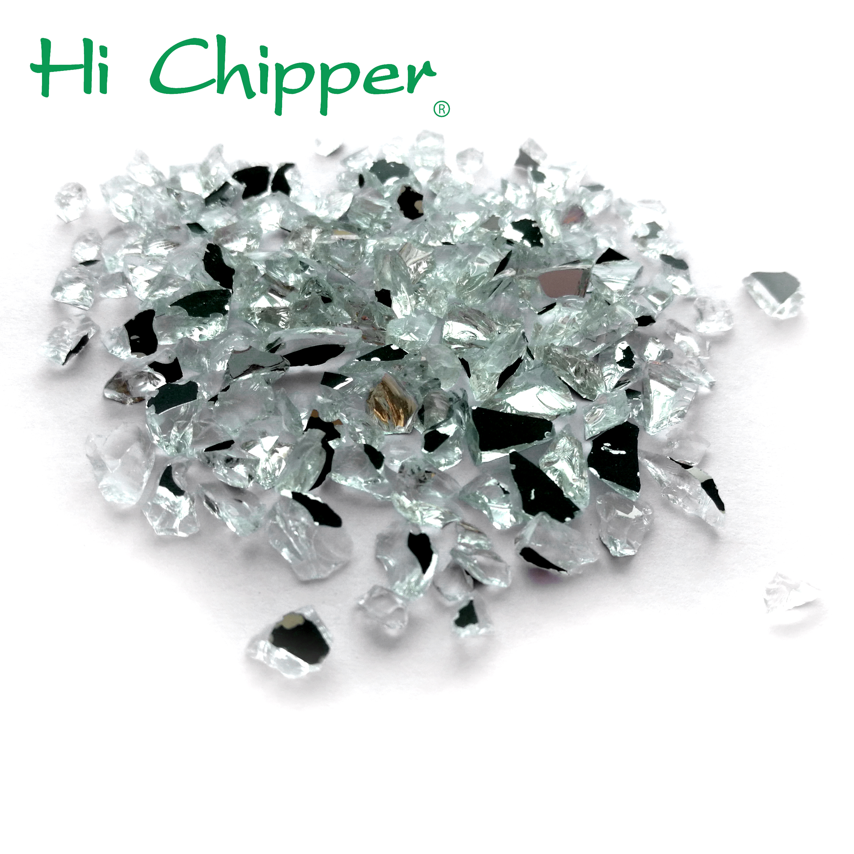 0.3-1.2mm Crystal Crushed Mirror Glass for Vase Decoration