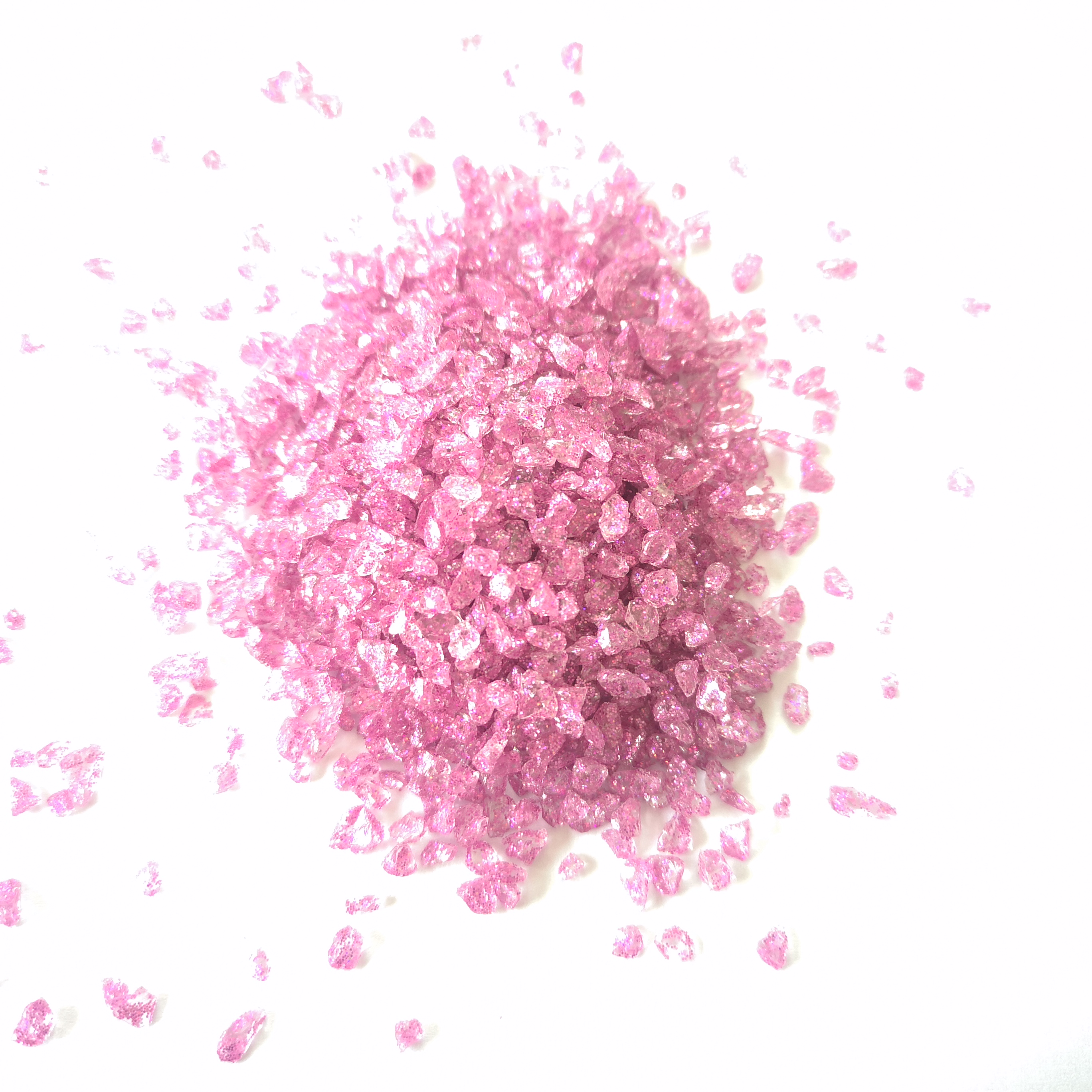 Crushed Glass Chunks Glitter Glass in Engineered Stone Decoration