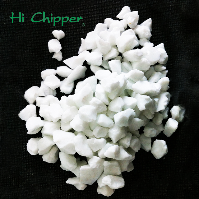 Wholesale Crushed White Color Glass for Landscaping Decoration