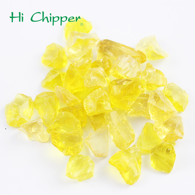 1-3mm Crushed Tinted Glass Chips High Quality Tempered Building Glass 
