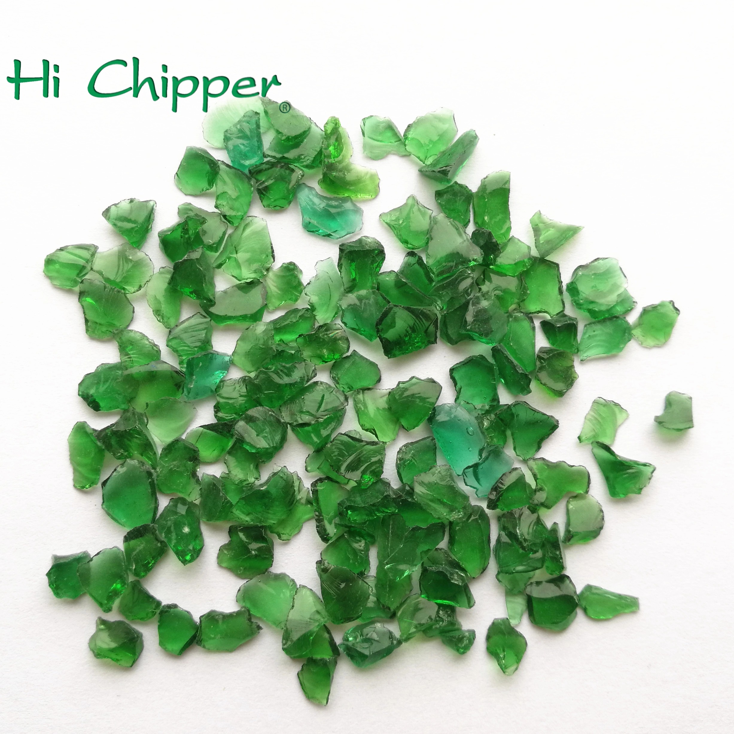 Crushed Green Glass