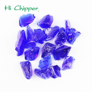1-3mm Different Size Irregular Crushed Glass Chips for Building Decoration