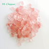 Crushed Colored Glass Chips Pink Glass Gravel for landscaping