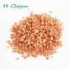 Crushed Orange Red Glitter Glass Used in Landscaping Decoration