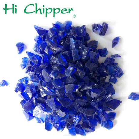 Crushed Colored Glass Stone Mixed Color for Garden Decoration