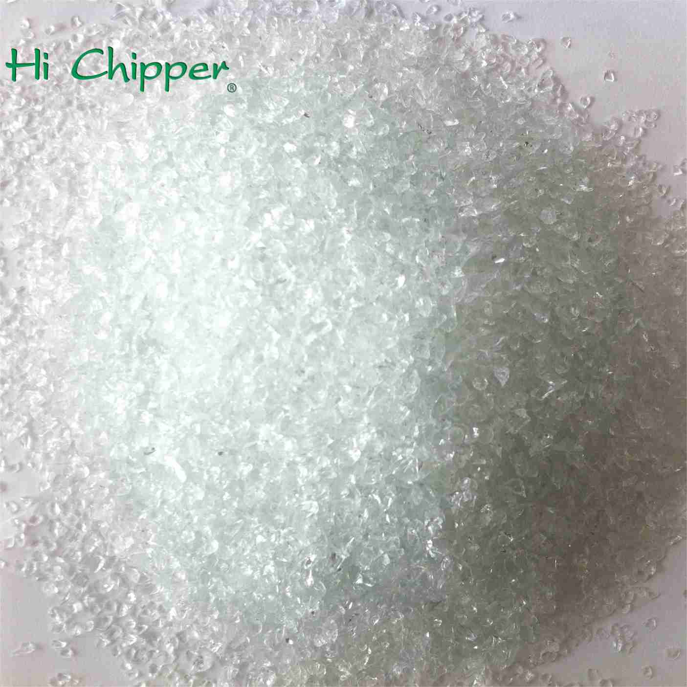 Decorative Crushed Recycled Clear Glass 1-3mm for Terrazzo Tile 