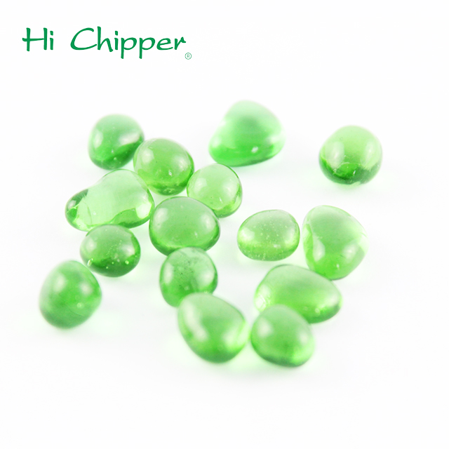 green glass beads