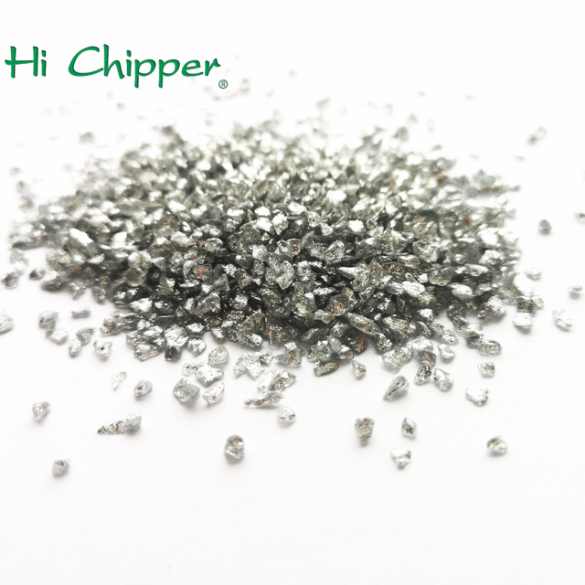 Natural Columnar Fine Crushed Glass Glitter Glass Chips for Floor Terrazzo