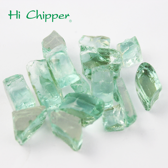 Recycled Glass Manufacture Fire Glass Chips for Fire Pit