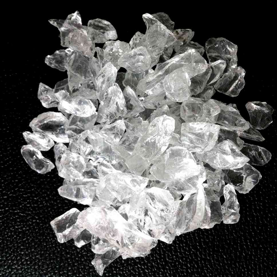 Transparent Glass Crushed Clear Glass Aggregate 2-4mm 